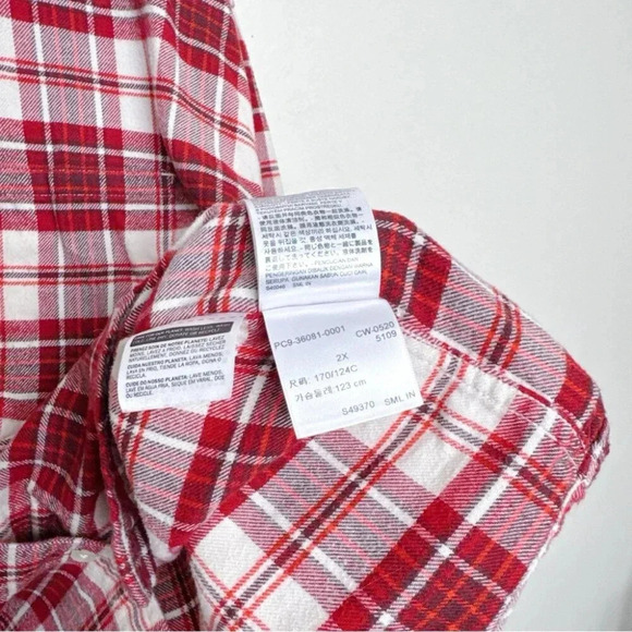 Levi’s Womens 2X  Maple Utility Shirt Boxy Length Flannel - Picture 13 of 16